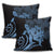 Hawaiian - Hawaii Turtle Hibiscus Polynesian Vintage Pillow Covers - Pastel Blue - AH - Polynesian Pride