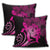 Hawaiian - Hawaii Turtle Hibiscus Polynesian Vintage Pillow Covers - Pink - AH - Polynesian Pride
