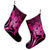 Hawaiian - Hawaii Turtle Hibiscus Polynesian Vintage Christmas Stocking - Pink - AH - Polynesian Pride