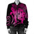 Hawaiian - Hawaii Turtle Hibiscus Polynesian Vintage Bomber Jacket - Pink - AH - Polynesian Pride