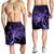 Hawaiian - Hawaii Turtle Hibiscus Polynesian Vintage Men's Shorts - Purple - AH - Polynesian Pride