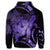 Hawaiian Hoodie Hawaiian Turtle Hibiscus Polynesian Vintage Hoodie Purple - Polynesian Pride