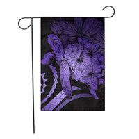 Hawaiian - Hawaii Turtle Hibiscus Polynesian Vintage Flag - Purple - AH - Polynesian Pride