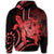 Hawaiian Hoodie Hawaiian Turtle Hibiscus Polynesian Vintage Hoodie Red - Polynesian Pride