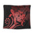 Hawaiian - Hawaii Turtle Hibiscus Polynesian Vintage Tapestry - Red - AH Wall Tapestry Black - Polynesian Pride