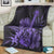 Hawaii Blanket - Hawaii Ukulele Flower Premium Blankets - Purple - AH - Polynesian Pride