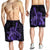 Hawaiian - Hawaii Ukulele Flower Men's Shorts - Purple - AH - Polynesian Pride
