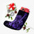 Hawaiian - Hawaii Ukulele Flower Christmas Stocking - Purple - AH - Polynesian Pride
