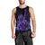 Hawaiian - Hawaii Ukulele Flower Tank Top - Purple - AH Black - Polynesian Pride