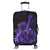 Hawaiian - Hawaii Ukulele Flower Luggage Covers - Purple - AH Black - Polynesian Pride