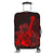 Hawaiian - Hawaii Ukulele Flower Luggage Covers - Red - AH Black - Polynesian Pride