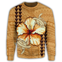 Hawaiian Vintage Hibiscus Sweatshirt AH - Polynesian Pride