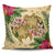 hawaiiPillow Case - Turtle Strong Pattern Hibiscus Plumeria AH One Style Zippered Pillow Case 18"x18"(Twin Sides) Black - Polynesian Pride