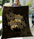Hawaii Premium Blanket - Turtle Strong Pattern Hibiscus Plumeria Gold AH - Polynesian Pride