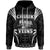 Chuuk Hoodie Blood Runs Through My Veins Style Black Unisex Black - Polynesian Pride