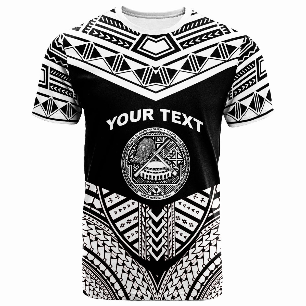 American Samoa Custom T Shirt Tribal Pattern Cool Style White Color Unisex White - Polynesian Pride