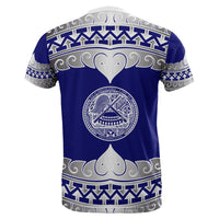 American Samoa All Over T Shirt American Samoan Wave Style - Polynesian Pride