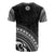 American Samoa All Over T Shirt American Samoan Coat of Arms Polynesian Tribal Black Version - Polynesian Pride