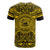 American Samoa T Shirt American Samoan Coat of Arms Polynesian Gold Black - Polynesian Pride
