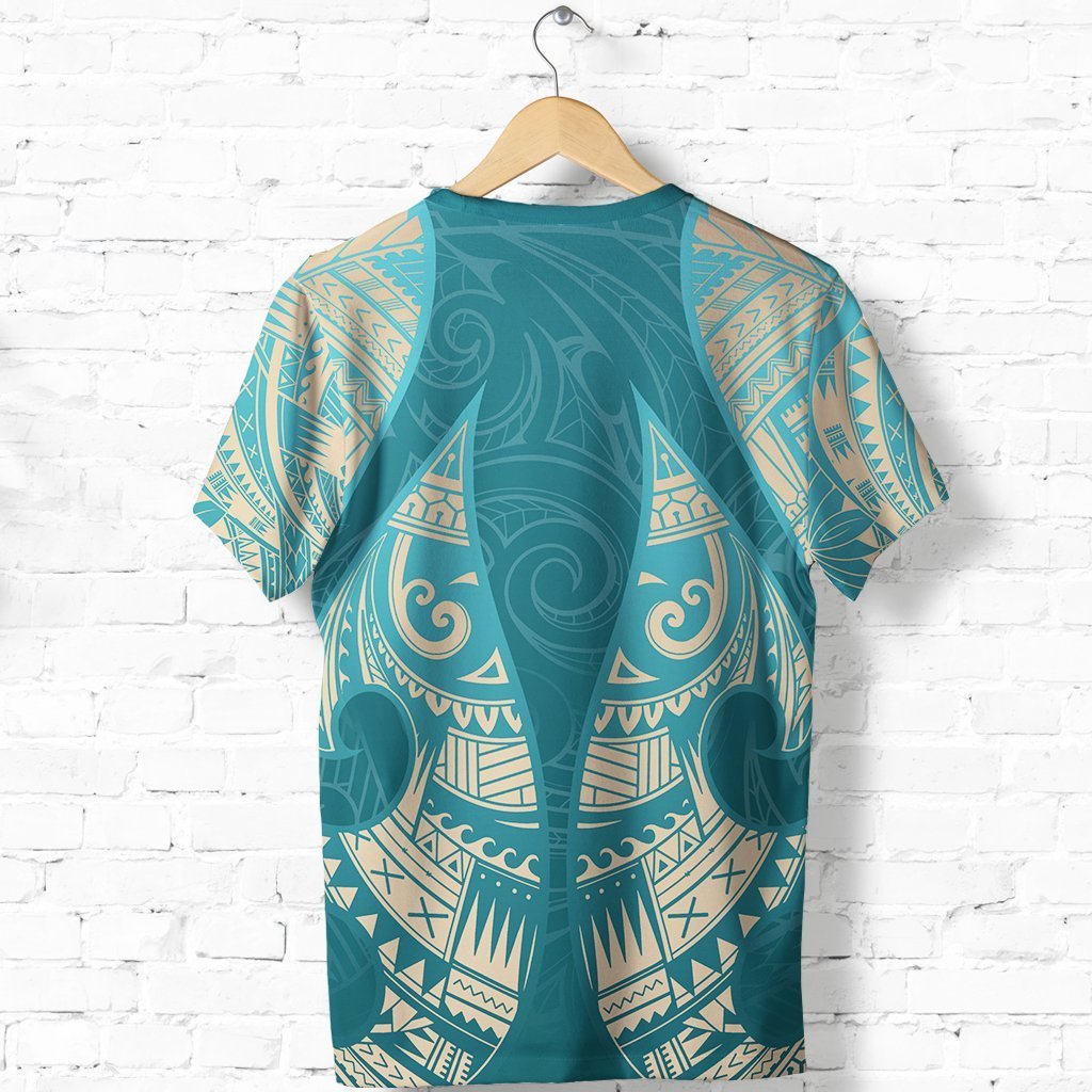 New Zealand Maori T Shirt, Hei Matau Tattoo Shirt - Polynesian Pride