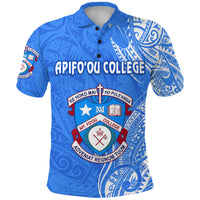 Custom Tonga Apifoou College Polo Shirt Simple Vibes, Custom Text and Number LT8 - Polynesian Pride