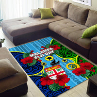 Malampa Fiji Day Hibiscus Area Rug Style LT6 - Polynesian Pride