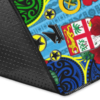 Malampa Fiji Day Hibiscus Area Rug Style LT6 - Polynesian Pride