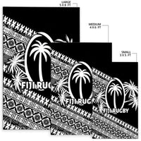 FijI Tapa Rugby Area Rug LT6 - Polynesian Pride
