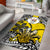 Niue Uga Area Rug Tribal Patterns Yellow Style LT6 Yellow - Polynesian Pride