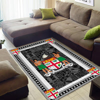Fiji Area Rug White Style No.1 LT6 - Polynesian Pride