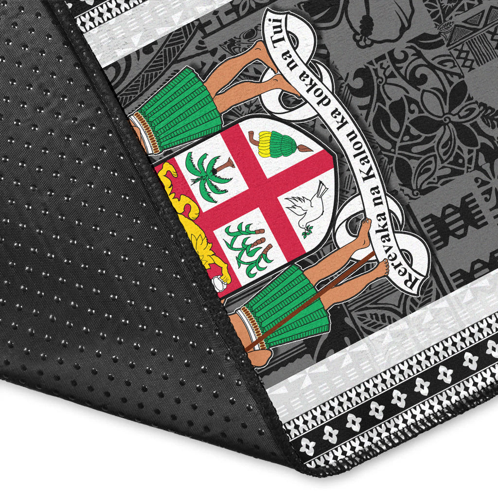 Fiji Area Rug White Style No.1 LT6 - Polynesian Pride