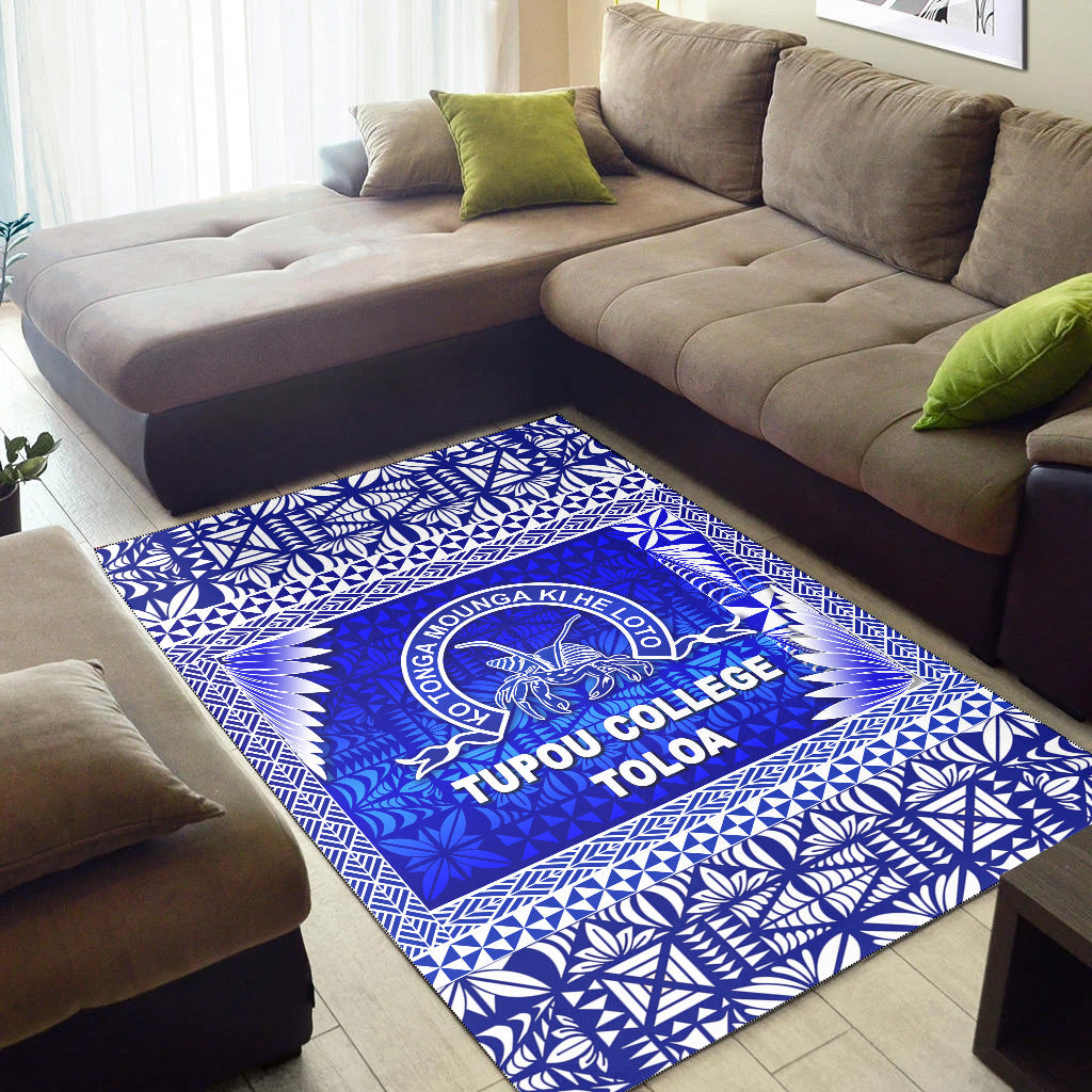 Tonga Tupou College Toloa Old Boys Area Rugs Simplified Version LT8 - Polynesian Pride