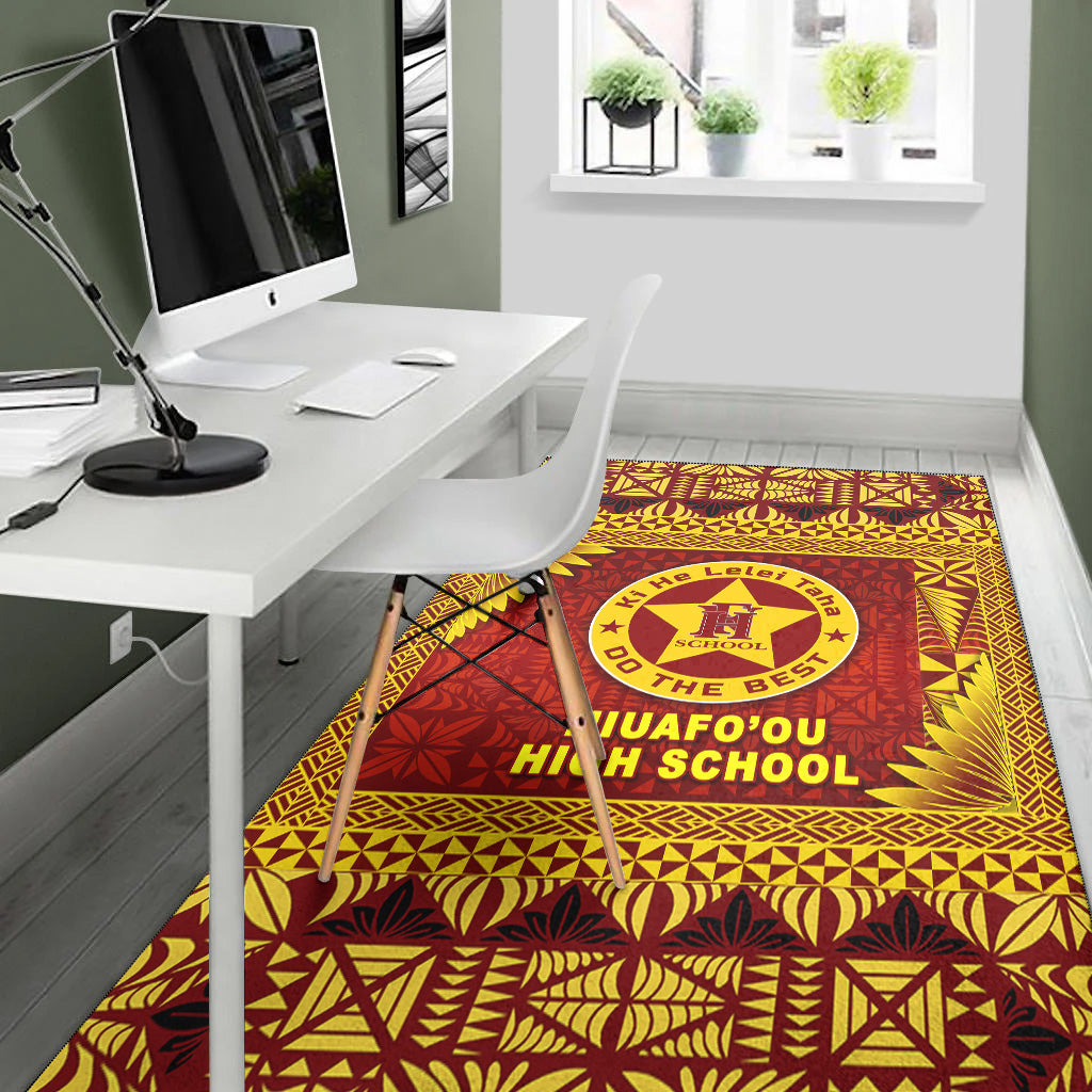 Tonga Niuafo'ou High School Area Rugs Simplified Version LT8 - Polynesian Pride
