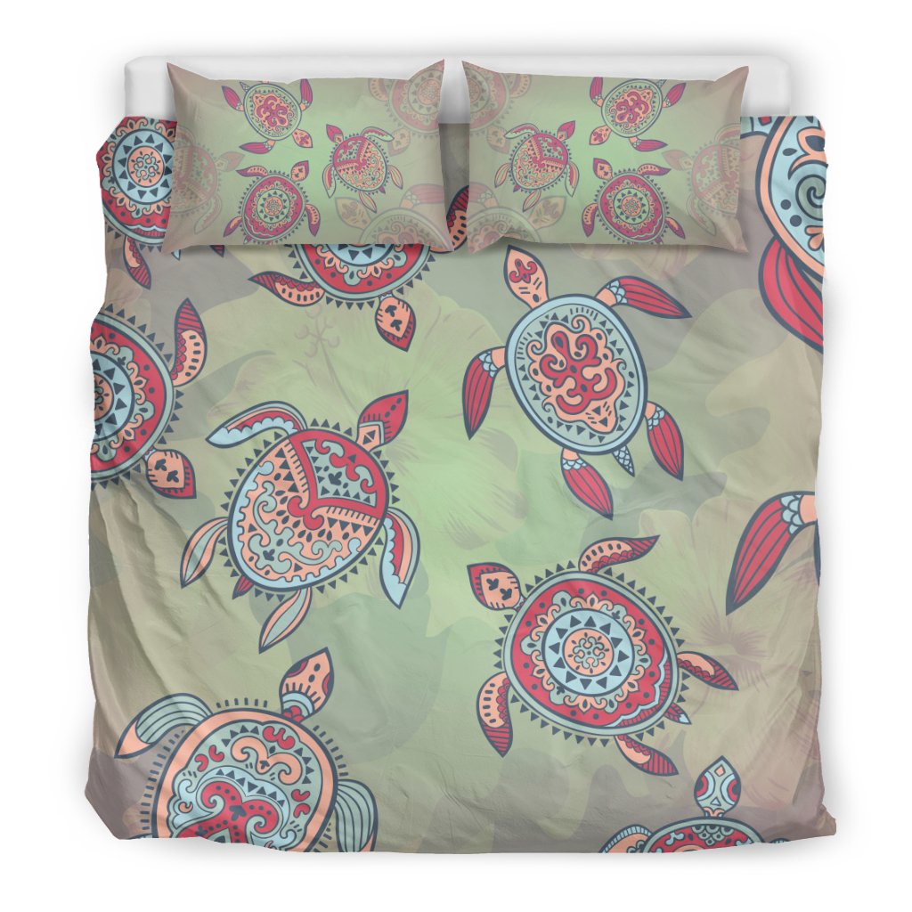 Hawaiian Turtle Polynesian Bedding Set - Polynesian Pride