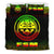 Federated States Of Micronesia Duvet Cover Set - Reggae Fog Style Art - Polynesian Pride