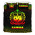 Samoa Duvet Cover Set - Reggae Fog Style Art - Polynesian Pride