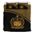 Samoa Duvet Cover Set - Gold Curve Style Gold - Polynesian Pride