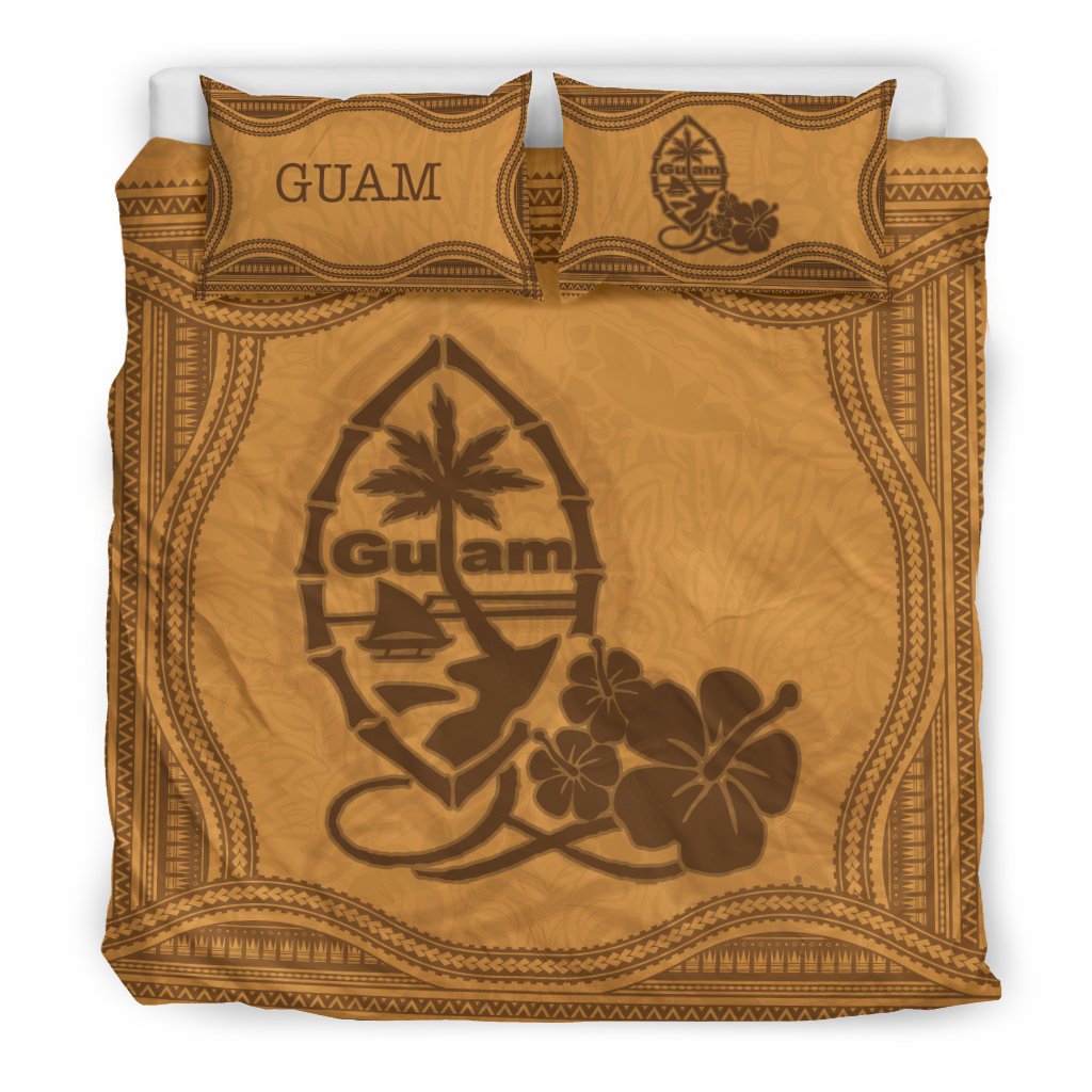 Guam Duvet Cover Set - Polynesian Map Style - Polynesian Pride