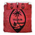 Guam Duvet Cover Set - Guam Flag Red Red - Polynesian Pride