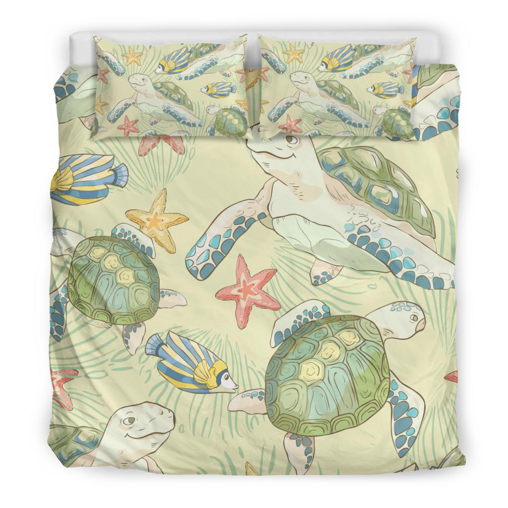Hawaiian World Animals In Sea Bedding Set - Polynesian Pride