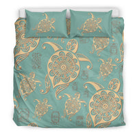 Honu Turtle Hawaiian Duvet Cover Set - Polynesian Pride