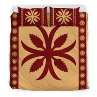 Hawaiian Pattern Flower Lovely Polynesian Quilt Bedding Set - Polynesian Pride