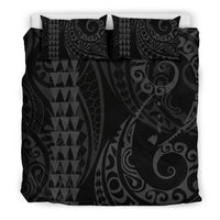 Hawaiian Map Polynesian Bedding Set Grey - Polynesian Pride