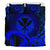Kanaka Maoli Duvet Cover Set - Hibiscus And Wave Special Blue Blue - Polynesian Pride