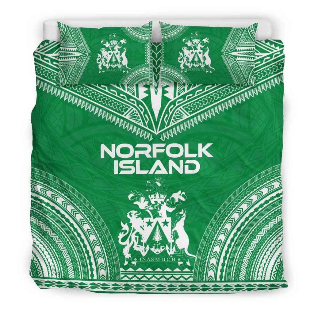 Norfolk Island Flag Polynesian Chief Duvet Cover Set - Polynesian Pride