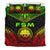 Federated States Of Micronesia Polynesian Chief Duvet Cover Set - Reggae Version - Polynesian Pride
