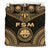 Federated States Of Micronesia Polynesian Chief Duvet Cover Set - Gold Version - Polynesian Pride