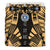 Northern Mariana Islands Duvet Cover Set - Polynesian Tattoo Gold - Polynesian Pride