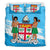 Fiji Duvet Cover Set - Fiji Coat Of Arms Premium (Duvet Covers) Black - Polynesian Pride