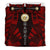 Hawaii Duvet Cover Set - Polynesian Tattoo Red - Polynesian Pride
